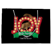 Weihnachtsfeiertag | Joto the Eichhörnchen Große Geschenktüte (Rückseite)