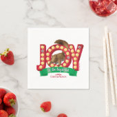 Weihnachtsfeiertag | Joto the Eichhörnchen Serviette (Beispiel)