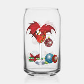 Weihnachtsfeiertag Joy Dragon Dosenglas (Vorderseite)