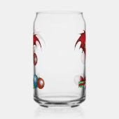 Weihnachtsfeiertag Joy Dragon Dosenglas (Links)