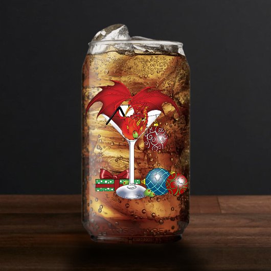 Weihnachtsfeiertag Joy Dragon Dosenglas
