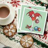 Weihnachtsfeiertag Joy Dragon Serviette