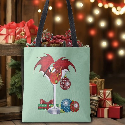 Weihnachtsfeiertag Joy Dragon Tasche