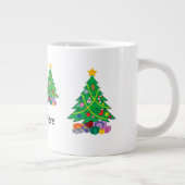 Weihnachtsfeiertag Jumbo-Tasse (Rechts)