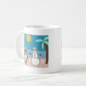 Weihnachtsfeiertag Kaffeetasse (Vorderseite Links)