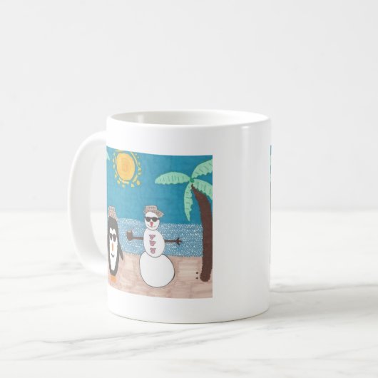 Weihnachtsfeiertag Kaffeetasse (Vorderseite Links)