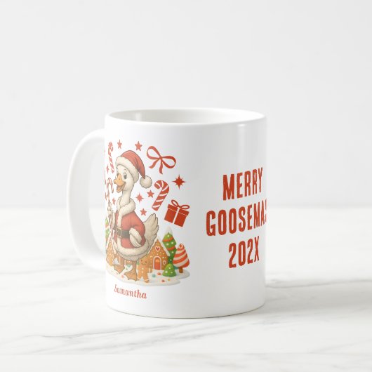 Weihnachtsfeiertag Kaffeetasse (Vorderseite Links)