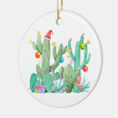 Weihnachtsfeiertag Kakteen Südwestwüste Keramik Ornament (Links)