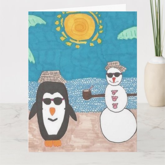 Weihnachtsfeiertag Karte (Vorderseite)