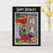 Weihnachtsfeiertag Karte (Gelbe Blume)