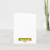 Weihnachtsfeiertag Kayak Card Feiertagskarte (Rückseite)