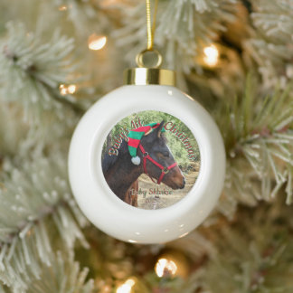 Weihnachtsfeiertag Keramik Kugel-Ornament
