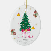 Weihnachtsfeiertag Keramik Ornament (Rechts)