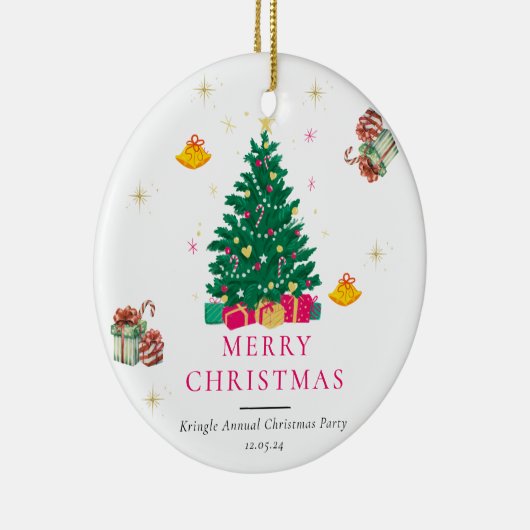 Weihnachtsfeiertag Keramik Ornament (Rechts)