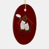 Weihnachtsfeiertag Keramik Ornament (Rechts)