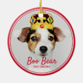 Weihnachtsfeiertag Keramik Ornament (Hinten)