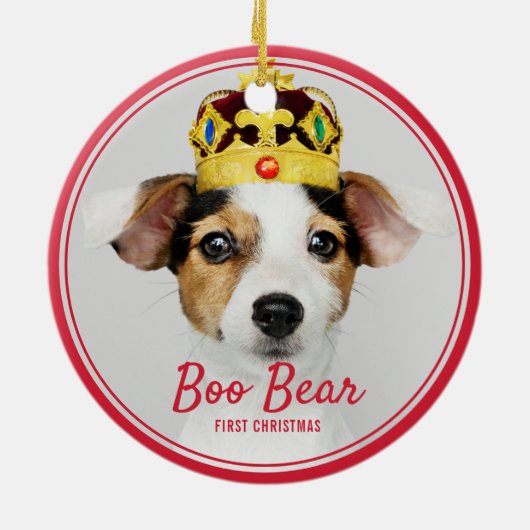 Weihnachtsfeiertag Keramik Ornament (Hinten)