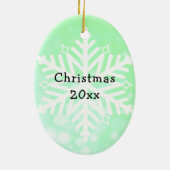 Weihnachtsfeiertag Keramik Ornament (Hinten)