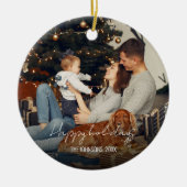 Weihnachtsfeiertag Keramik Ornament (Vorne)