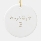 Weihnachtsfeiertag Keramik Ornament (Hinten)