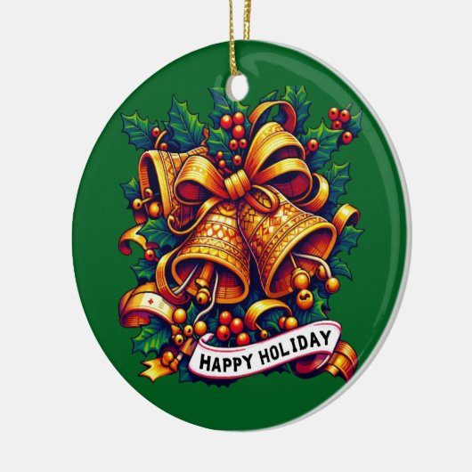 Weihnachtsfeiertag Keramik Ornament (Links)