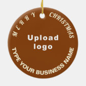Weihnachtsfeiertag Keramik Ornament (Hinten)