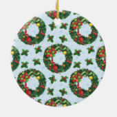 Weihnachtsfeiertag Keramik Ornament (Hinten)