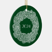Weihnachtsfeiertag Keramik Ornament (Rechts)