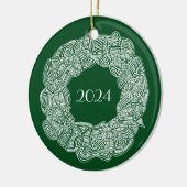 Weihnachtsfeiertag Keramik Ornament (Links)