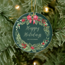 Weihnachtsfeiertag Keramik Ornament