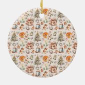 Weihnachtsfeiertag Keramik Ornament (Hinten)