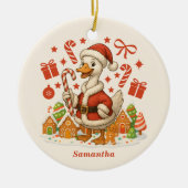 Weihnachtsfeiertag Keramik Ornament (Vorne)