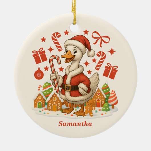 Weihnachtsfeiertag Keramik Ornament (Hinten)
