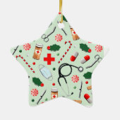 Weihnachtsfeiertag - Keramik Ornament (Hinten)