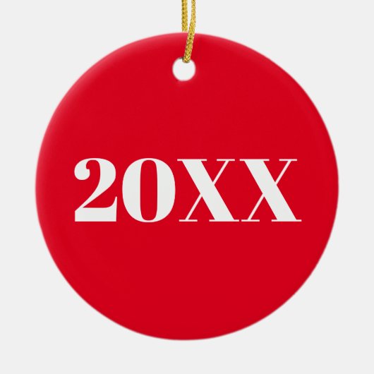 Weihnachtsfeiertag Keramik Ornament (Vorne)