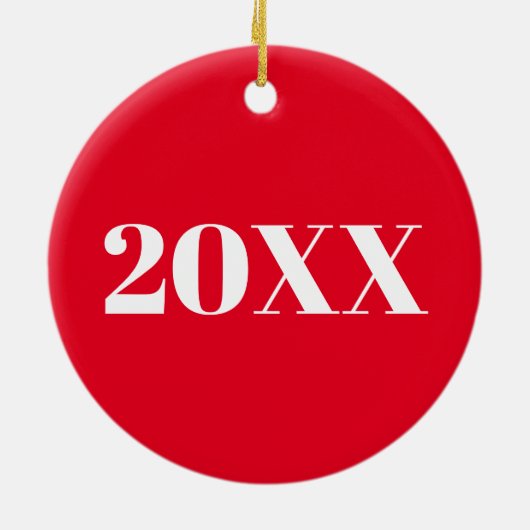 Weihnachtsfeiertag Keramik Ornament (Hinten)