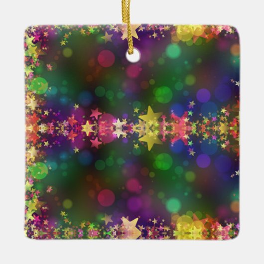 Weihnachtsfeiertag Keramikornament (Vorderseite)