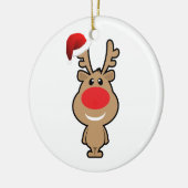 Weihnachtsfeiertag Keramikornament (Links)