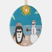 Weihnachtsfeiertag Keramikornament (Rechts)