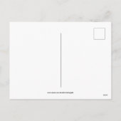 Weihnachtsfeiertag Kind und Baum-Postkarte Feiertagspostkarte (Rückseite)