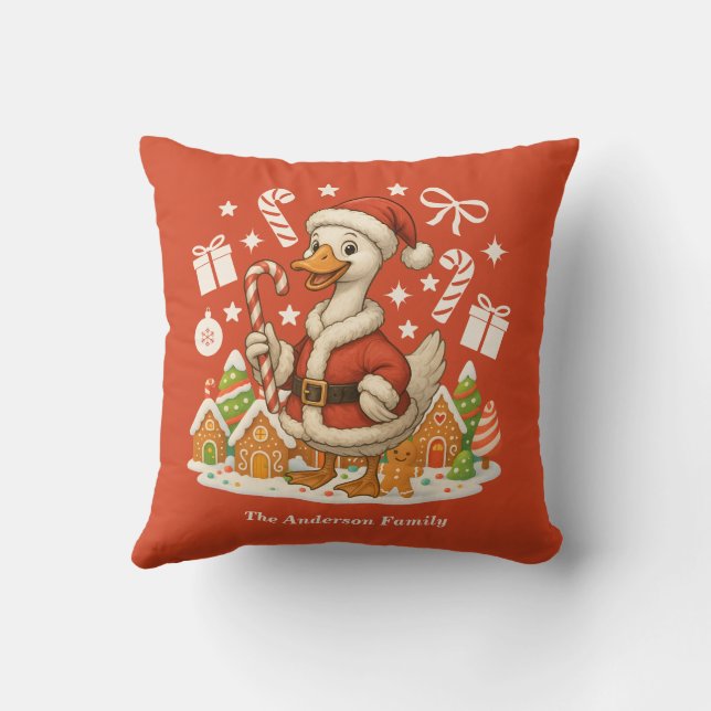 Weihnachtsfeiertag Kissen (Rückseite)