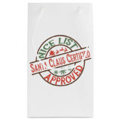 Weihnachtsfeiertag Kleine Geschenktüte (Rückseite)