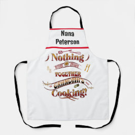 Weihnachtsfeiertag Kochgeschenk Oma Schürze