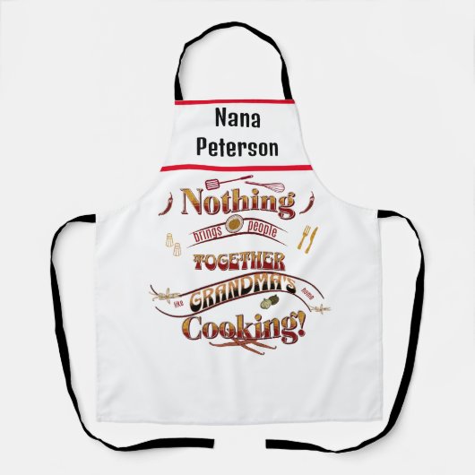 Weihnachtsfeiertag Kochgeschenk Oma Schürze (Vorderseite)
