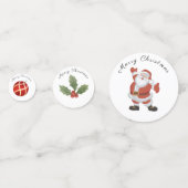 Weihnachtsfeiertag Konfetti (Rückseiten)