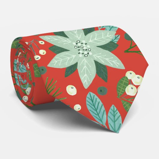 Weihnachtsfeiertag Krawatte (Gerollt)