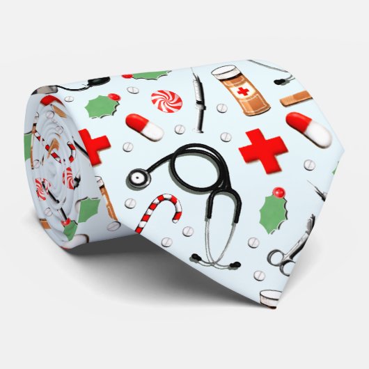 Weihnachtsfeiertag Krawatte (Gerollt)