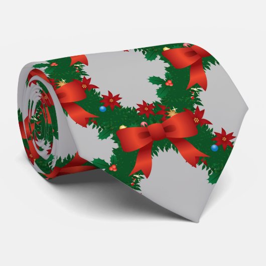 Weihnachtsfeiertag Krawatte (Gerollt)