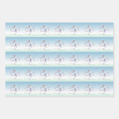 Weihnachtsfeiertag Lady Runner © Geschenkpapier Set (Vorderseite 2)