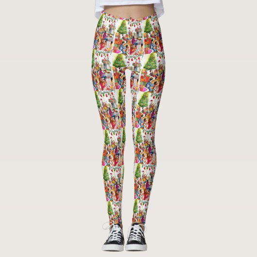 Weihnachtsfeiertag Leggings (Vorderseite)